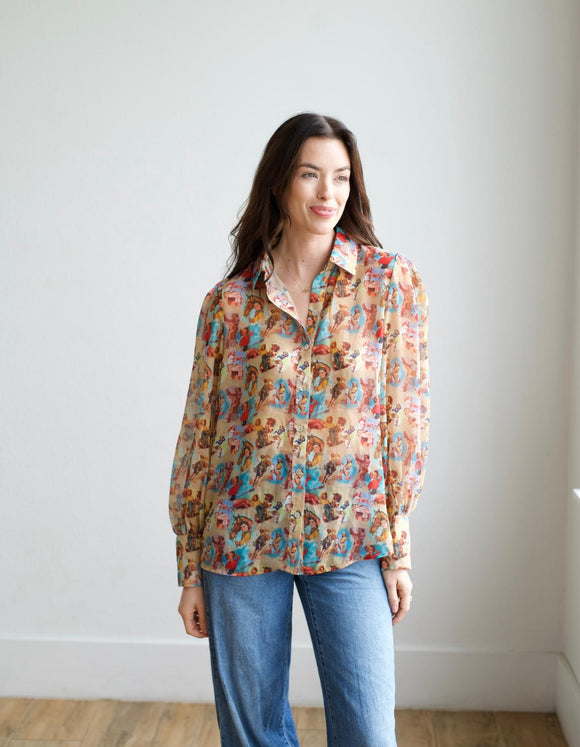 TH11 VINTAGE COWGIRL BLOUSE (7 Piece)