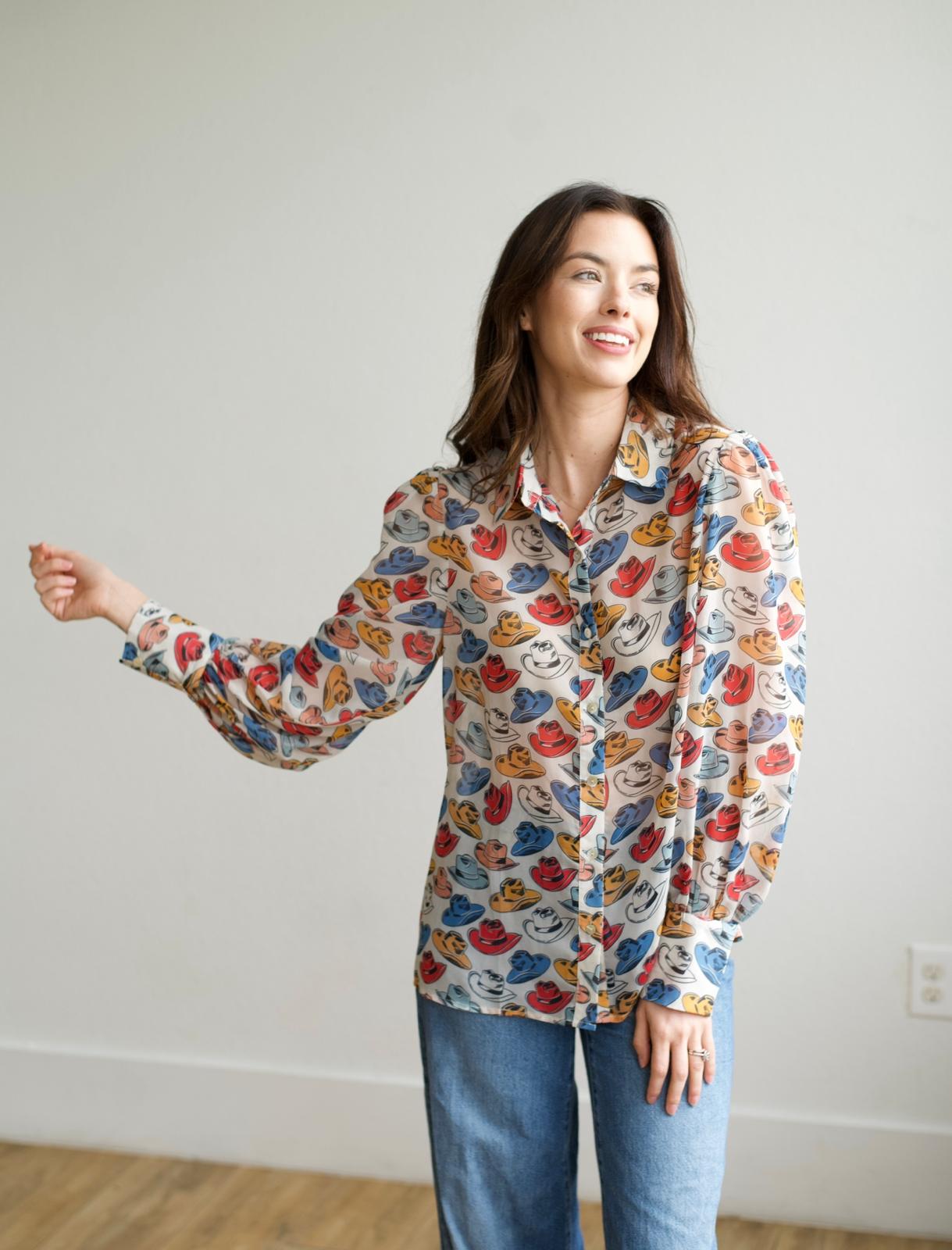 TH11 R11 IVORY HAT BLOUSE (7 Piece)