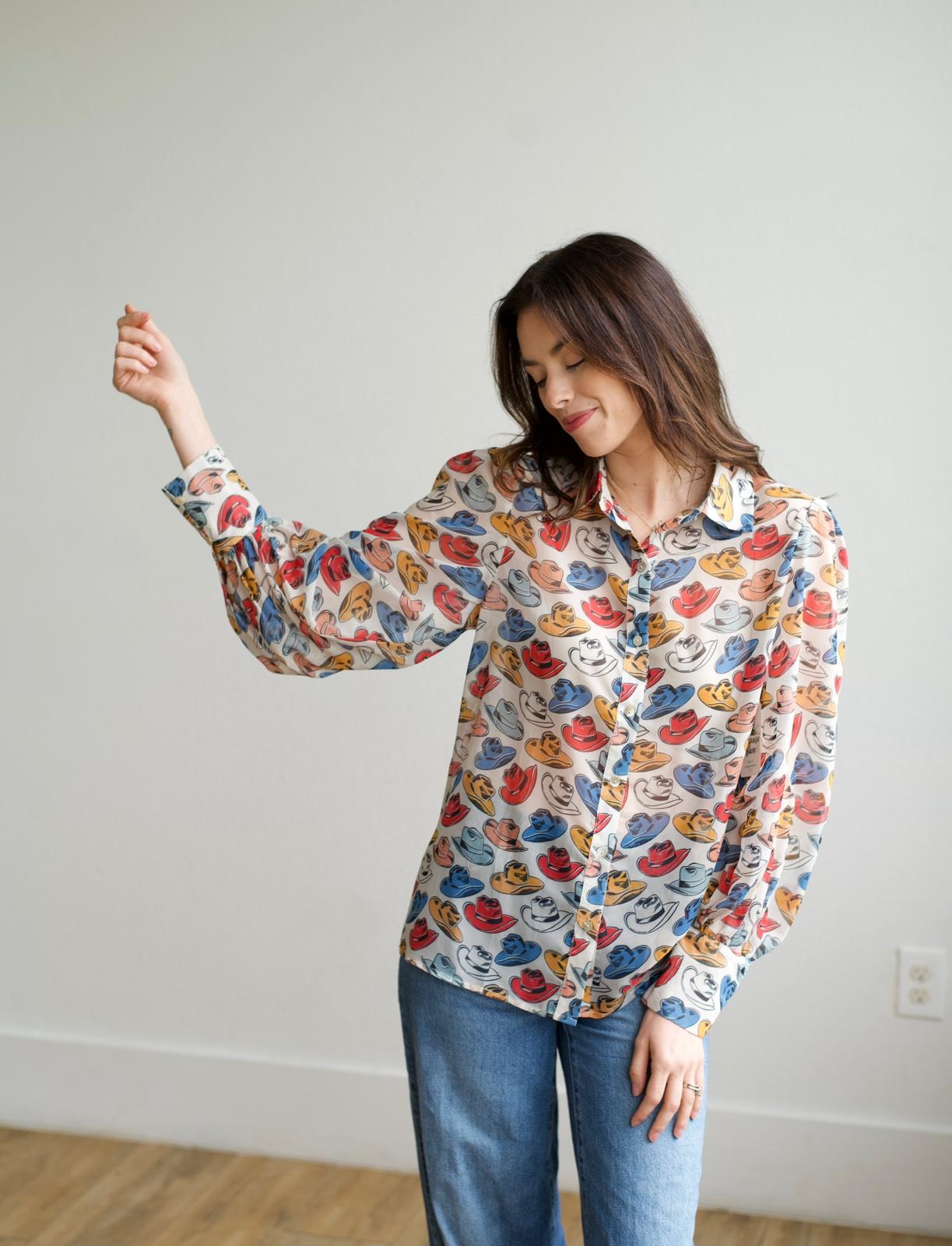 TH11 R11 IVORY HAT BLOUSE (7 Piece)