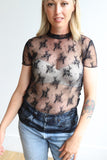 TH1221 LACE TOPS BLACK (7 Piece)