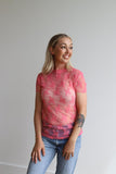 TH1221 LACE TOPS PINK  (7 Piece)