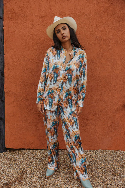 TH011  STANDING COWBOY TOP (7 Piece)