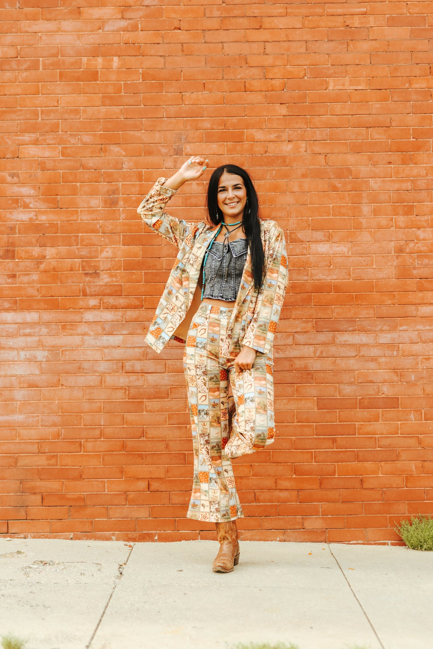 TH1205 WESTERN SQUARE BLAZER (7 Piece)