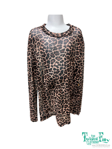 TF1221  DARK CHEETAH MESH TOP - YOUTH