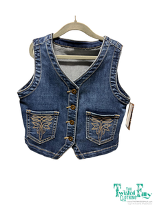 TF6764 DENIM VEST STITCH - TODDLER