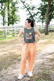 TH2108 SATIN PANT ORANGE SUNSHINE (7 Piece)