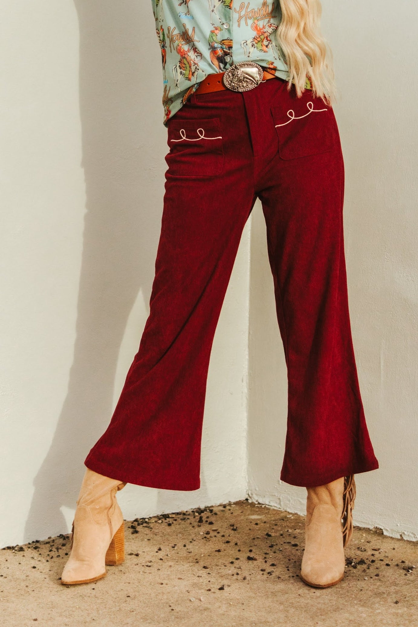 TH220 WINE ROPING PANTS (7 Piece)