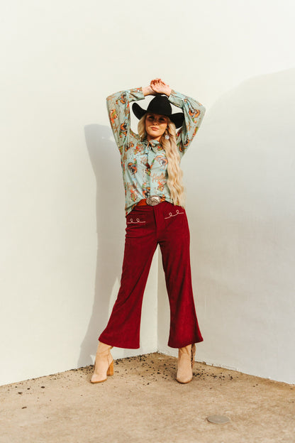 TH220 WINE ROPING PANTS (7 Piece)