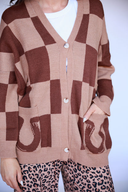 TH2977_BROWN_CHECK_HORSESHOE_04_FABRIC