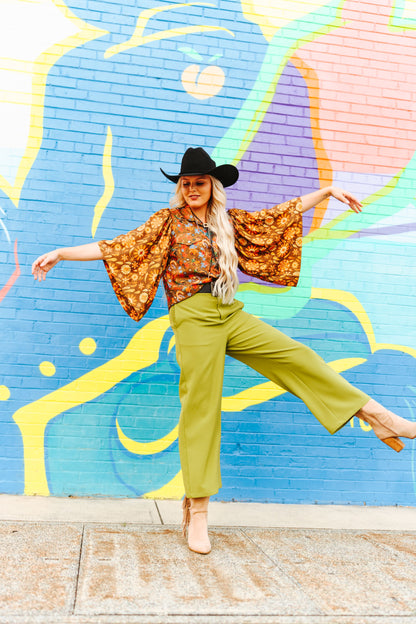 TH514 GREEN Pant  (7 Piece)