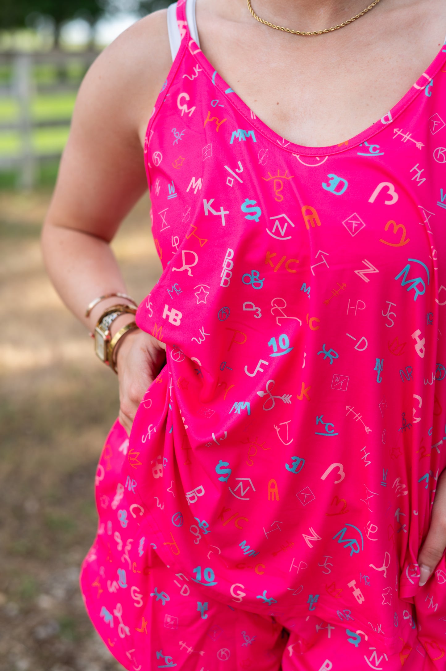 TH5 FLOWY PINK BRAND FLOWY TANK (7 Piece)