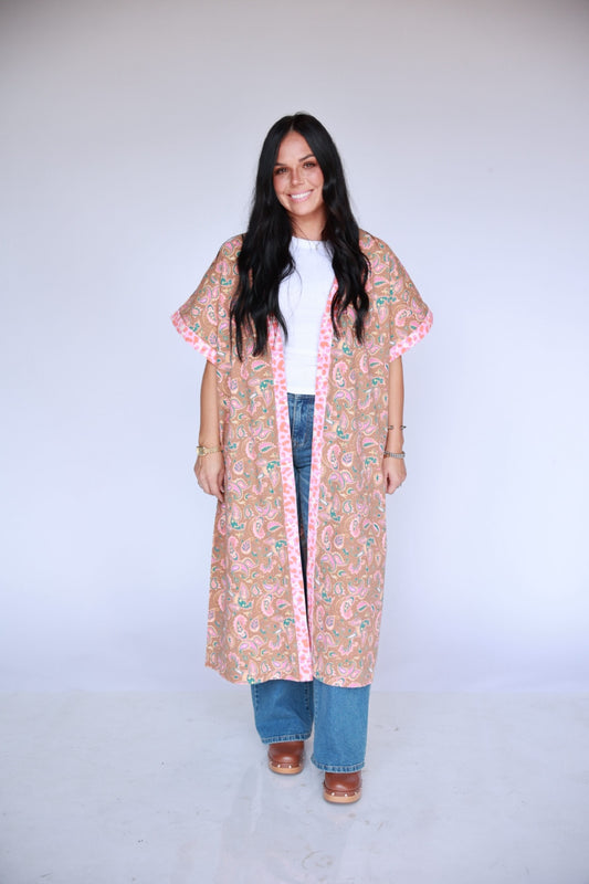 TH8500 Paisley Cheetah Horse Duster 0