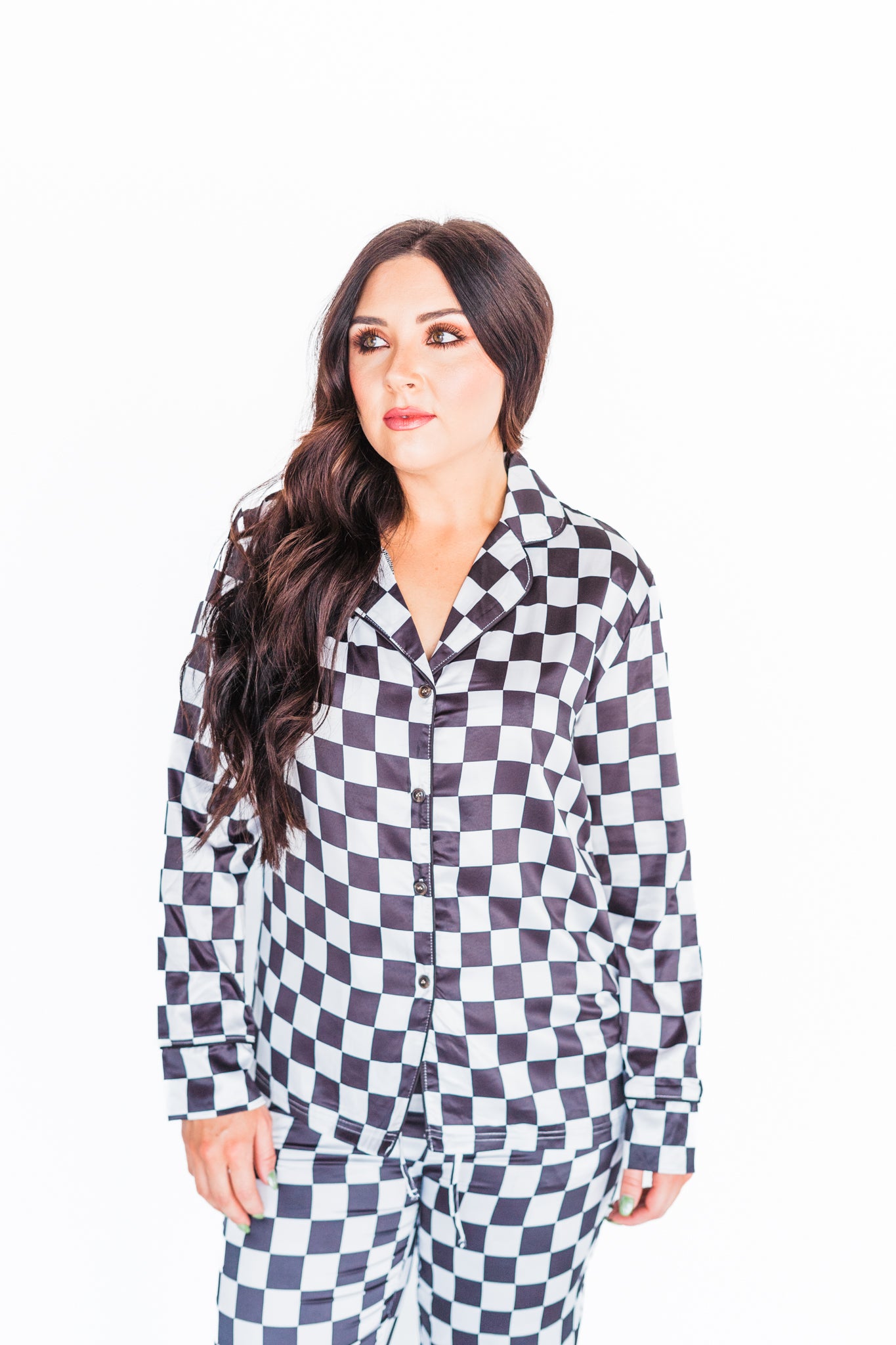 TH202 Black checkered PJ (1)