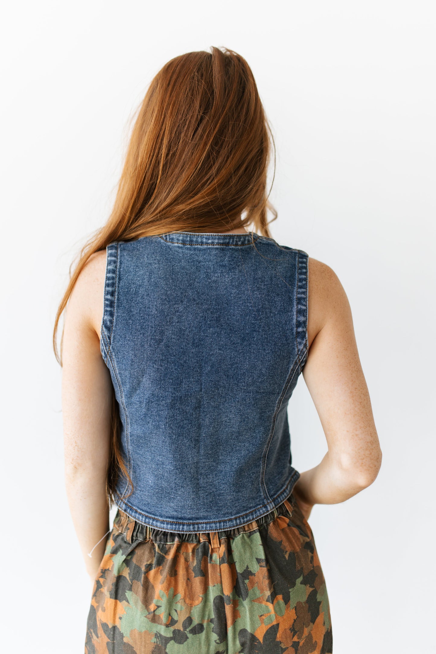 TH9800 HOWDY COWBOY DENIM VEST (7 PIECE)
