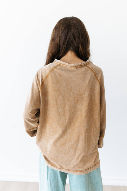 TH1480 CAMPFIRE TAN VINTAGE WASH LONG SLEEVE (7 PIECES)