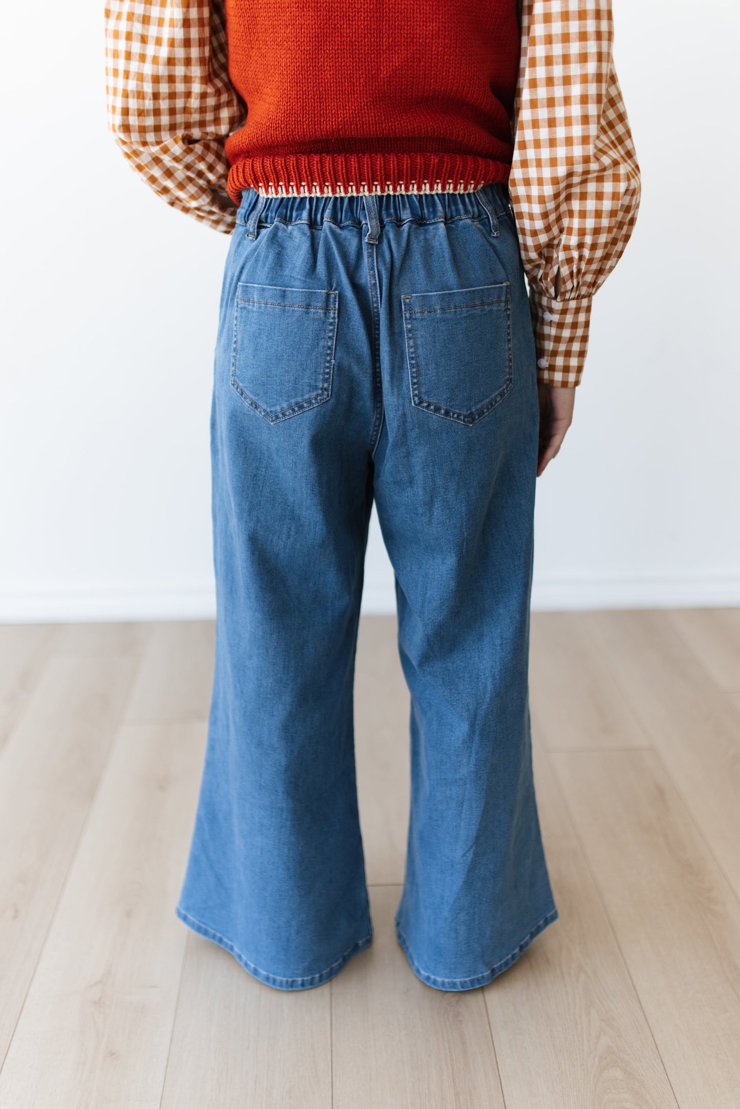 TH228 CAMPFIRE WIDE LEGGED DENIM JEAN (7 PIECE)