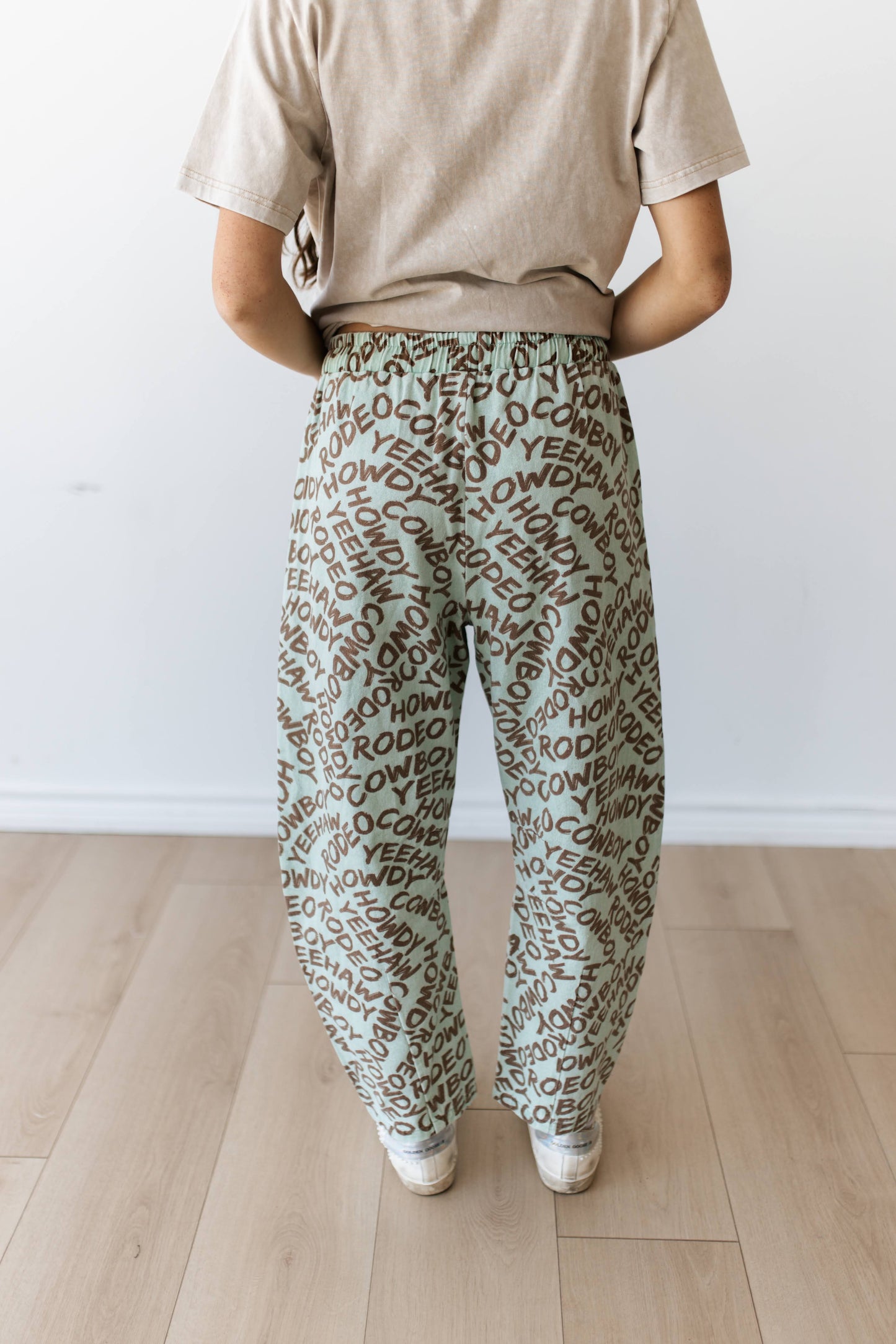 TH2107 MINT /BROWN HOWDY JEAN ( 7 PIECE)