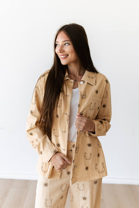 TH007 TAUPE HORSESHOE SHACKET (7 PIECE)