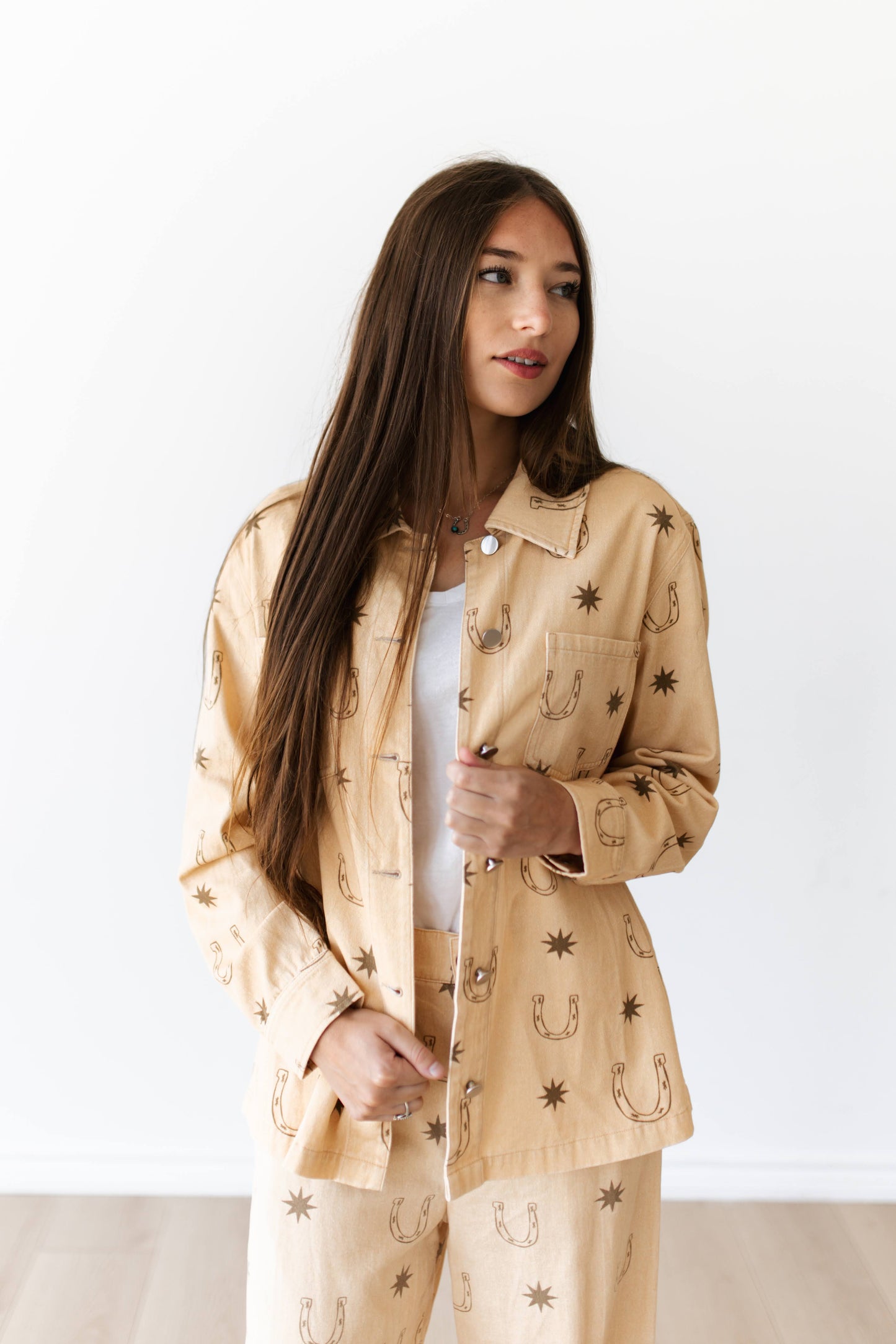 TH007 TAUPE HORSESHOE SHACKET (7 PIECE)