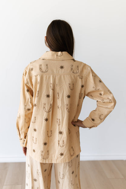TH007 TAUPE HORSESHOE SHACKET (7 PIECE)