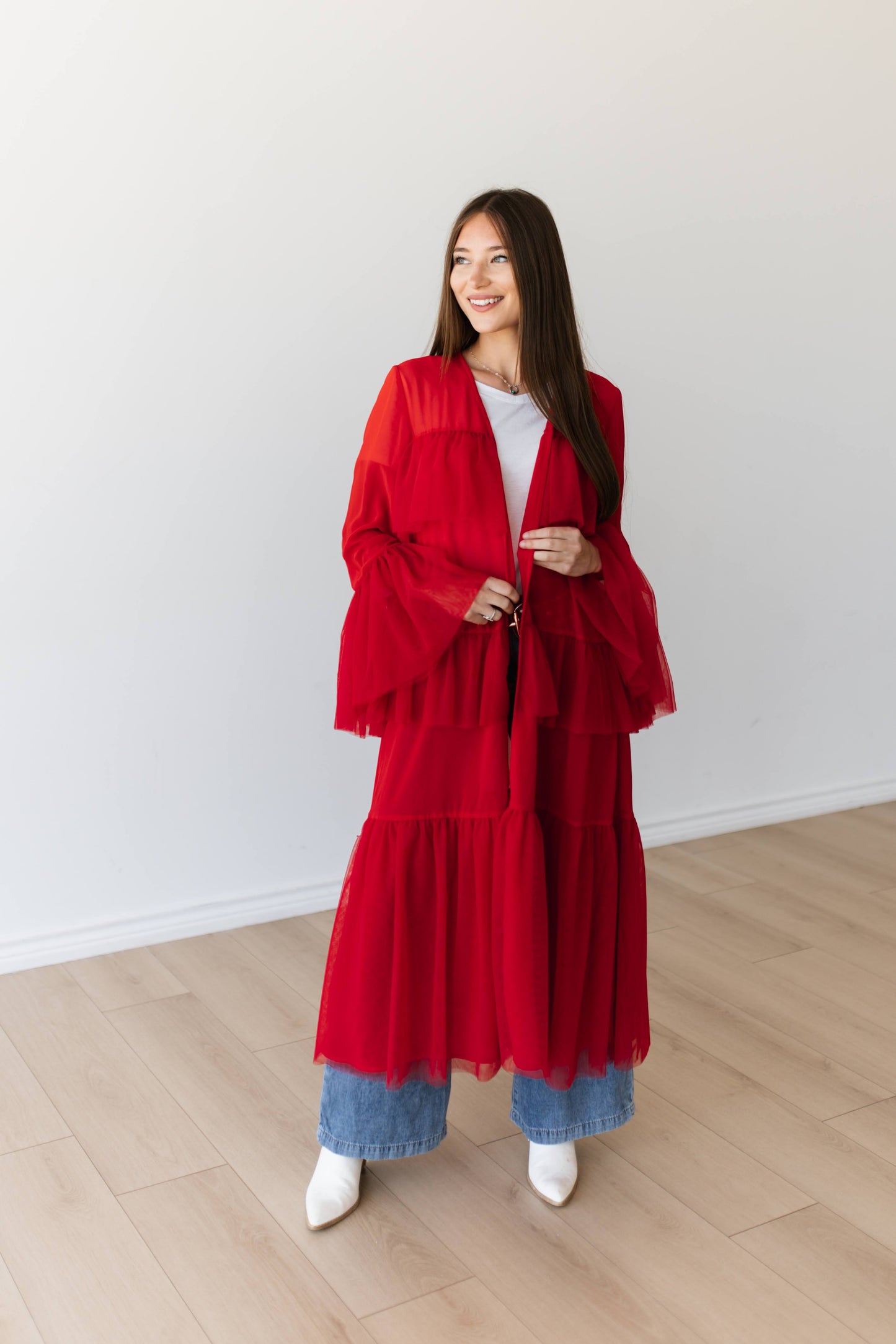 TH5009 RED ROSE TIE KIMONO (7 Piece) (Copy)