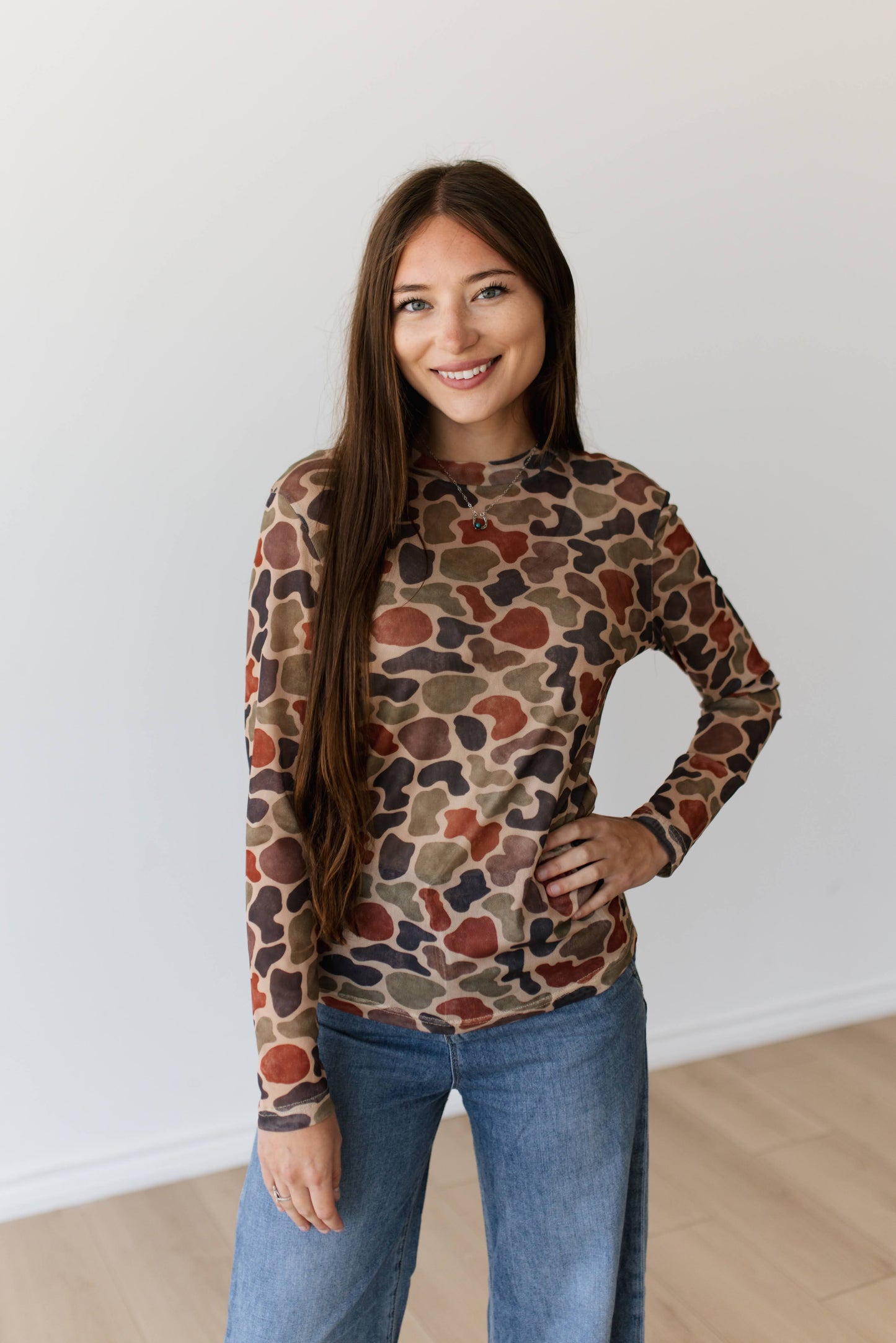 TH1221 DUCK CAMO MESH TOP (7 PIECE)