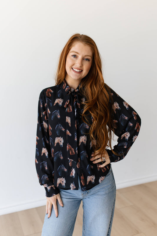 TH17 BLACK HORSE TIE TOP  (7 PIECE)