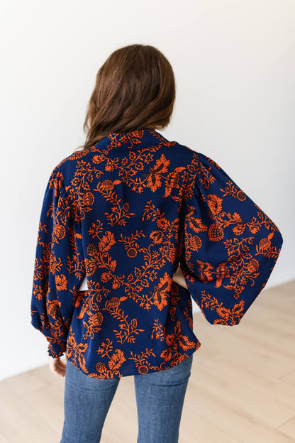 TH23 NAVY RUST FLORAL (7 PIECE)