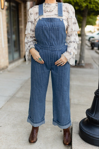 TH4200 DENIM STRIPE OVERALL (7 PIECES)