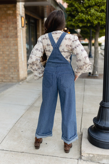 TH4200 DENIM STRIPE OVERALL (7 PIECES)
