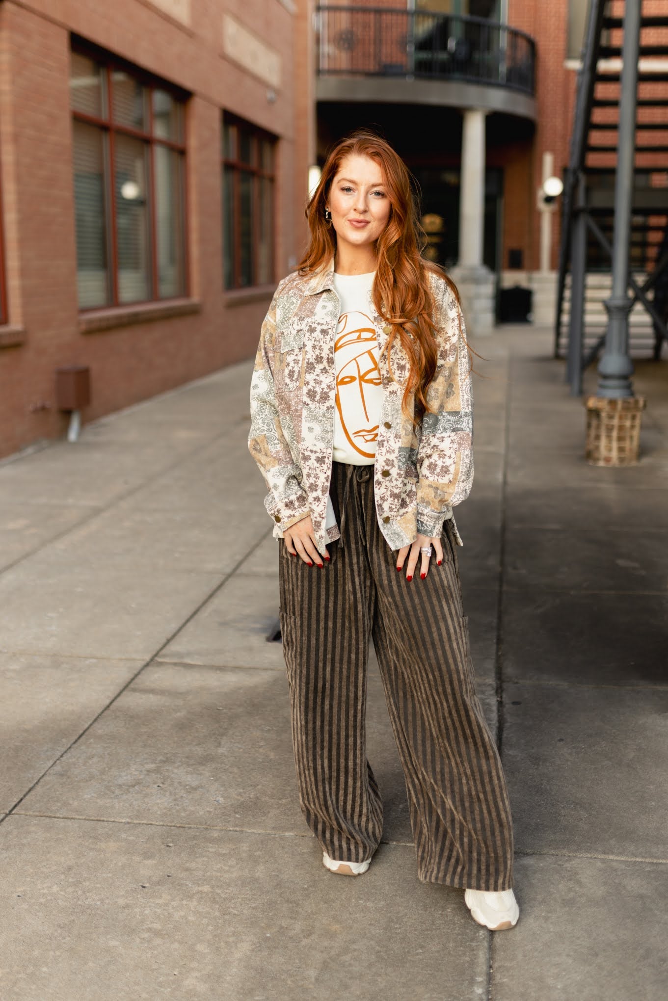 BOHO TAN DENIM SHAKET (7 PIECE)