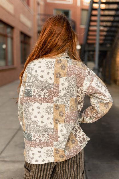 BOHO TAN DENIM SHAKET (7 PIECE)