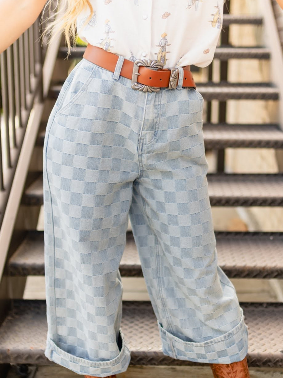 TH5265 BROWN SWIRL BELT