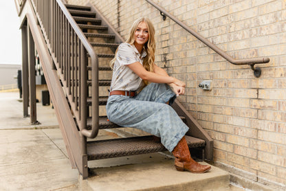 TH201 CHECKER CUFF DENIM JEAN (7 PIECES)