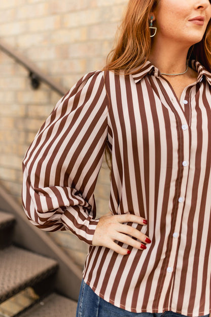 TH11 TAN BROWN STRIPED (7 Piece)