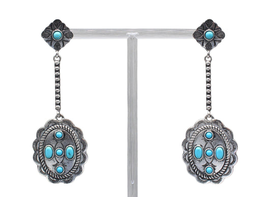 0696 R3-27 Diamond Concho Drop ER