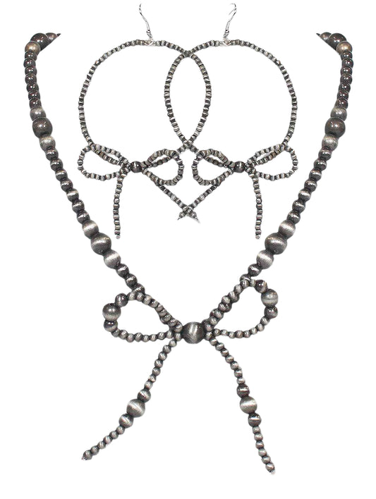 0138 HH259 Ribbon Navajo Pearl 18" Set