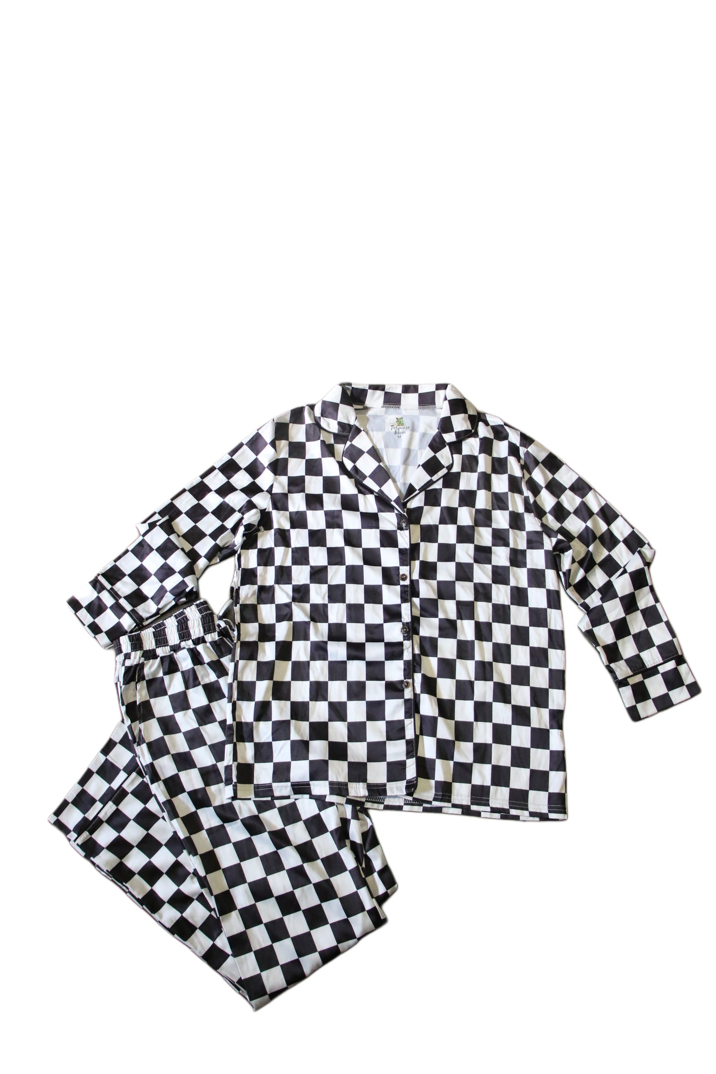 TH202 Black checkered PJ (1)