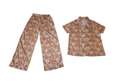 TH201 RETRO ORA FLORAL PJ PANT SET (1 PEICE)