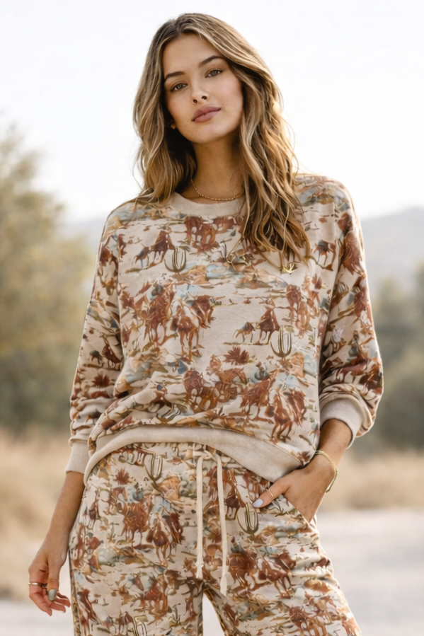 VR200 COWBOY  SWEATSHIRT (OPEN)