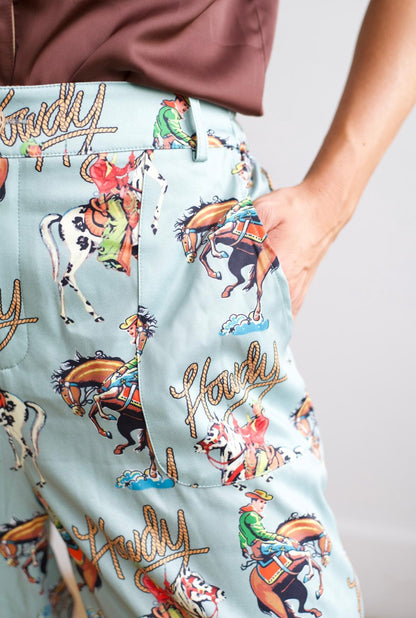 TH56 TEAL HOWDY  PANT (8 Piece)