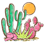 TH81  GRAPHIC TEE - NEON CACTUS (1 Piece)