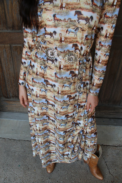 1505 AUG FLOWY DRESS  (7@$24.50  =$171.50)