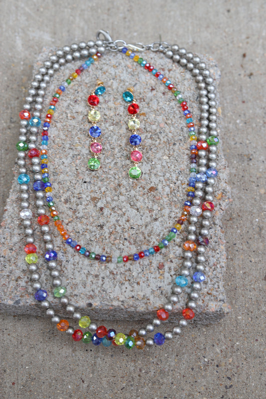 N97 MULTI CRYSTAL 2MM CHOCKER NL