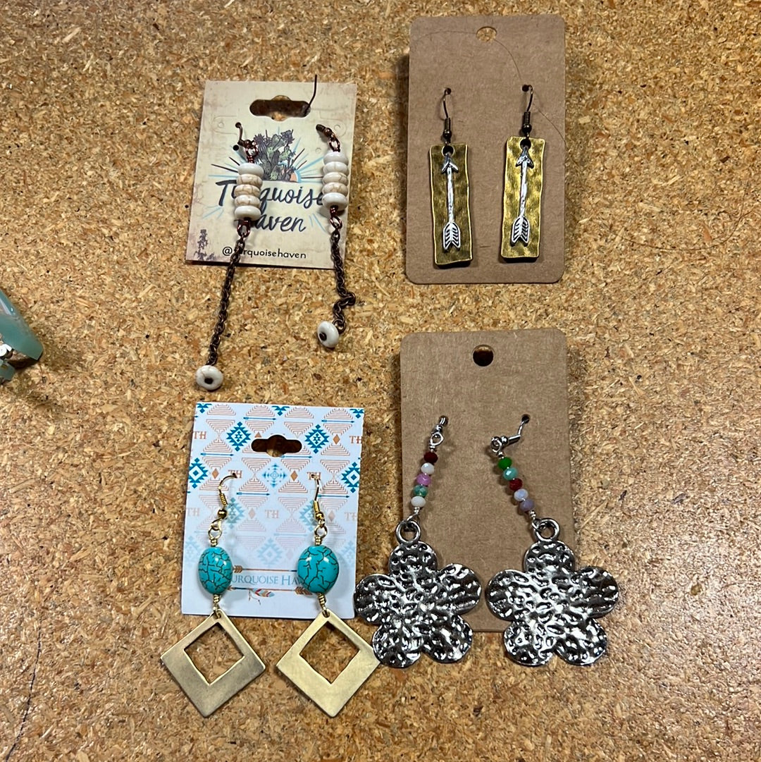 Sale Bundle 1  All Earrings Show 4 pair