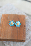 3216 C52 CRYSTAL FLOWER STUD ER