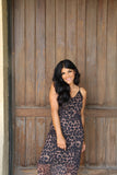 1300 DRK CHEETAH MESH DRESS (6@$22.50)