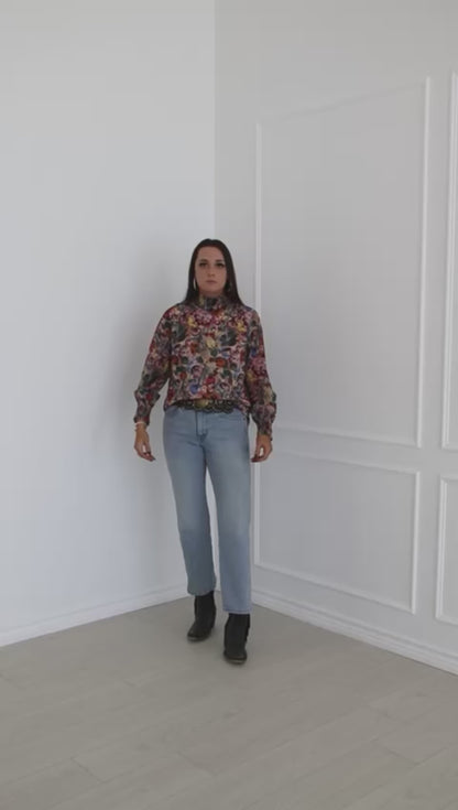 TH1900 FALL FLORAL  LS TOP (7 Piece)