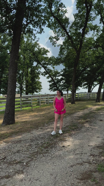 TH5 S200 FLOWY PINK BRAND TOP (1 Piece)