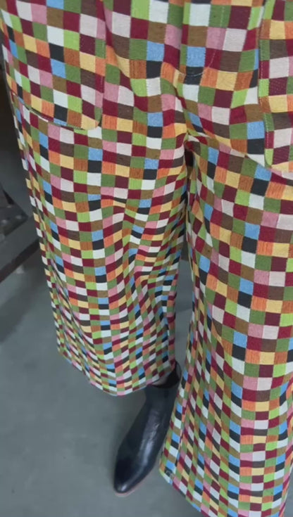 TH56 S360 MULTI CHECK WEAVE PANT (1 Piece)